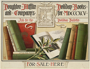 Houghton Mifflin and Company’s Holiday Books for MDCCCXCV, via Wikimedia Commons