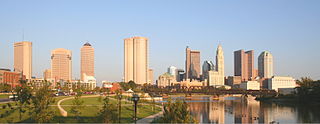 Downtown Columbus, Ohio. Photograph by  Derek Jensen (Tysto), via Wikimedia Commons.