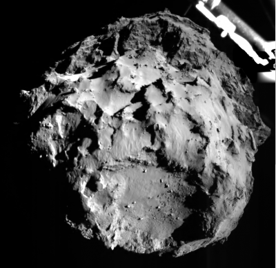 Surface of Comet 67P as Philae descended to the surface