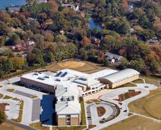 Photo of LEED Gold Great Neck Middle School courtesy of Virginia Beach City Public Schools