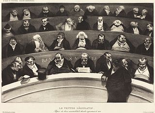 Honoré Daumier, Le Ventre Législatif  (1834)