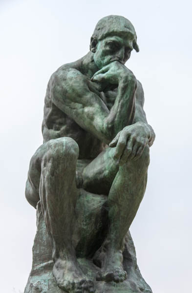 Rodin, The Thinker. Photograph: Frank Kovalchek, via Wikimedia Commons.