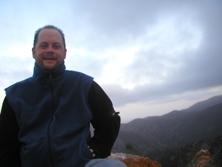 Nick Matzke at Pinnacles National Monument, April, 2008
