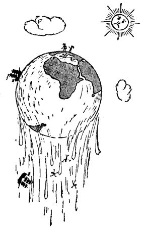 The slippery round earth, by George Gamow