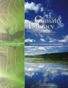 Cover of Climate Literacy: Essential Principles of Climate Science