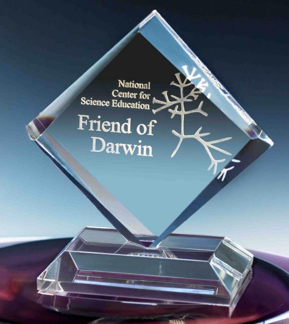 Friend Of Darwin Awards National Center For Science Education