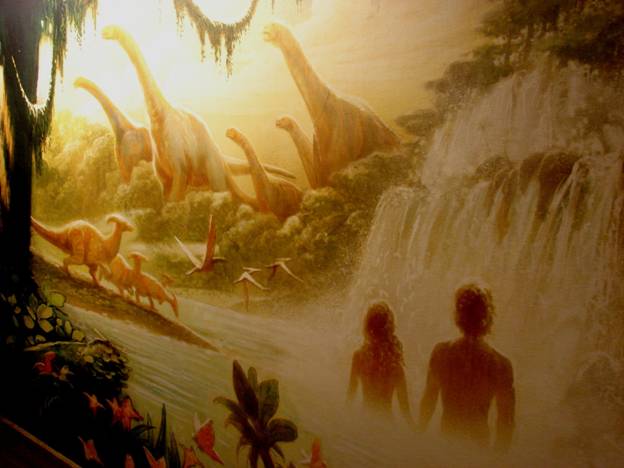 Figure 16. Welcome to Jurassic Park … um … Nudist Colony! ... wait, just kidding, the Garden of Eden!