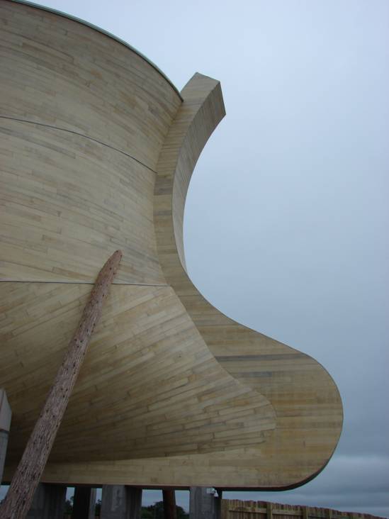 Figure 3. The “bow” of the Ark.