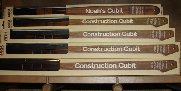 Figure 46. Noah’s Cubit and Construction Cubit for only $19.95 each in the gift store.