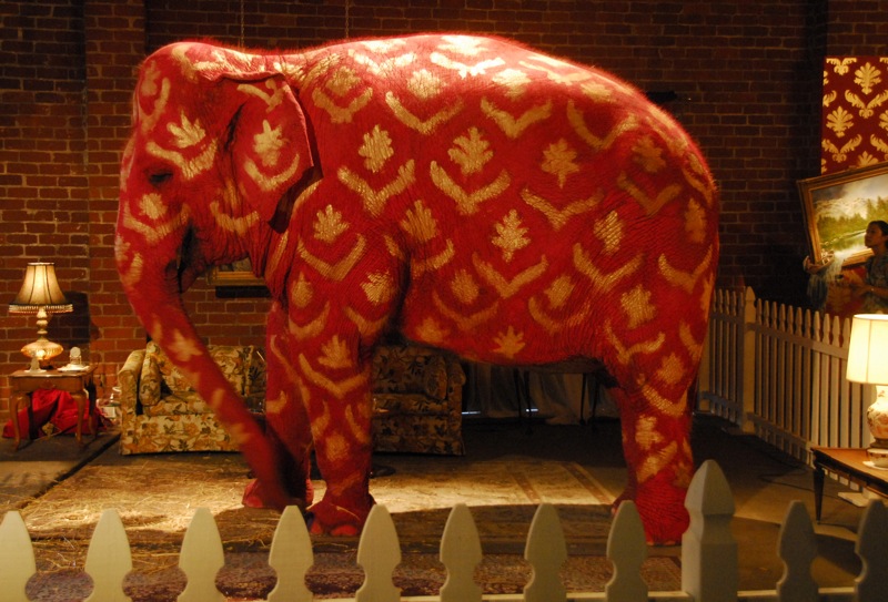 Banksy, The Elephant in the Room (2006). Photograph: Bit Boy, via Wikimedia Commons. Used under Attribution 2.0 Generic (CC BY 2.0) license, https://creativecommons.org/licenses/by/2.0/deed.en