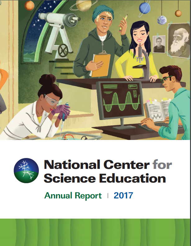 Cover of NCSE's annual report for 2017